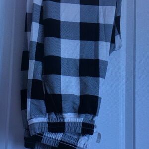 Black and White Checkered Pants